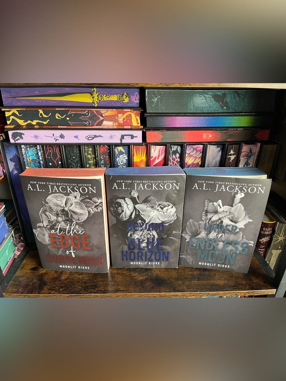 Moonlit Ridge Series by A.L. Jackson 3 books in the series